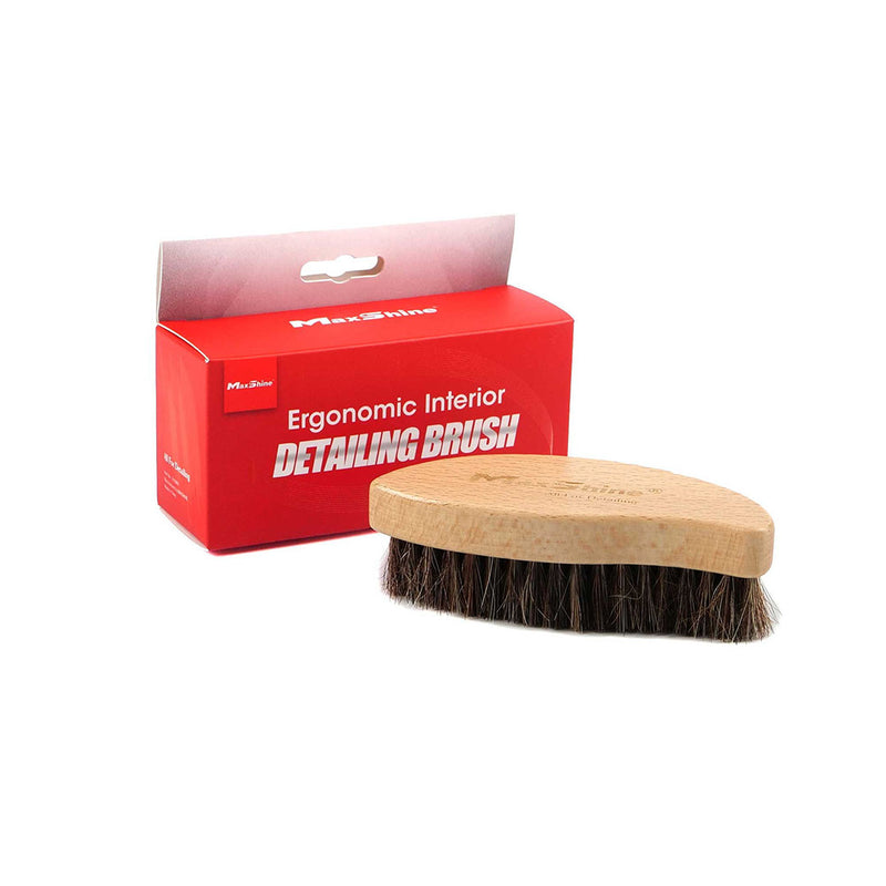 Maxshine Leather & Interior Cleaning Brush - Horse Hair