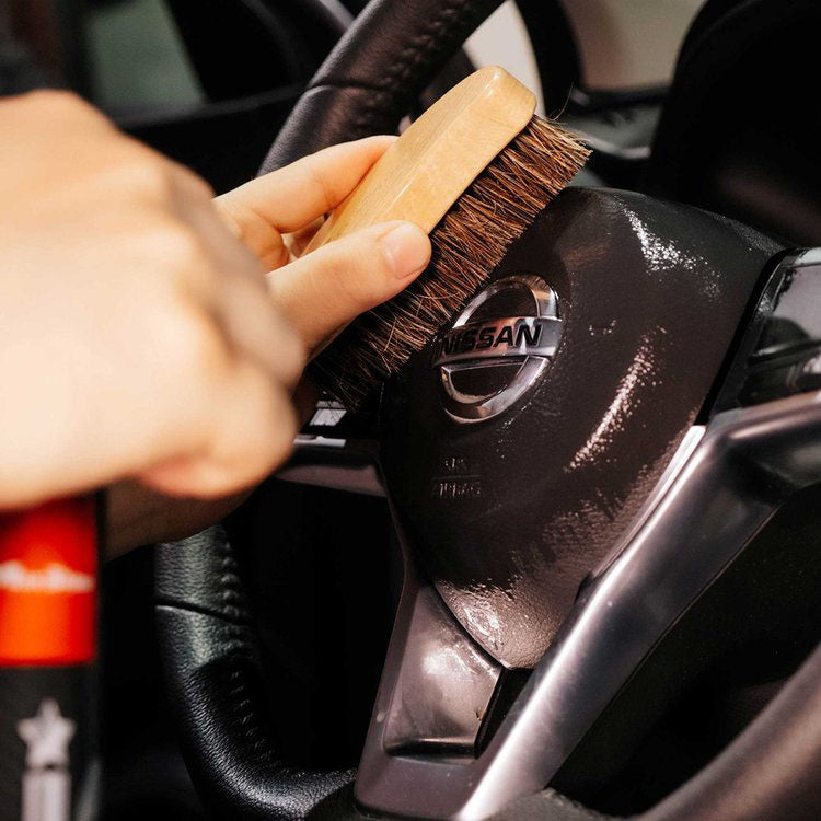 Maxshine Leather & Interior Cleaning Brush - Horse Hair