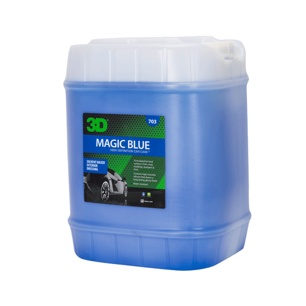 3D 703 Magic Blue Dressing (Solvent based Tire Dressing) (5 Gallon)