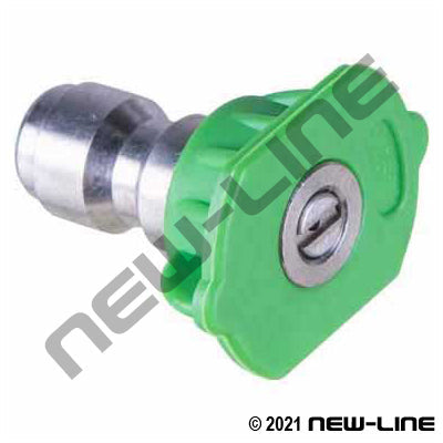 New-Line 1/4" QD X #5.5 (0.06") GREEN 25° SPRAY TIP