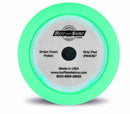 Buff & Shine 9" US Green Polishing Foam Grip Pad with Center Tee, Contour Edge