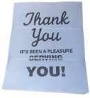CB Floor Mat Paper Thank You! (250 pieces per pack)