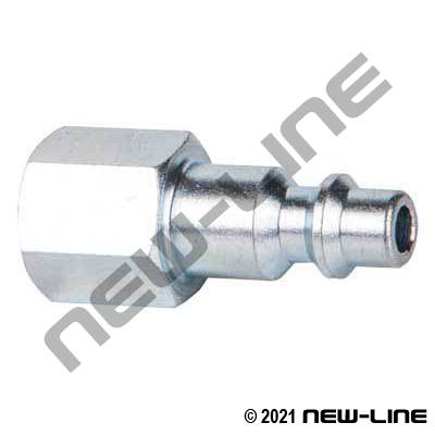 New-Line 1/4" PLATED INDUSTRIAL NIPPLE X 1/4" FEMALE NPT