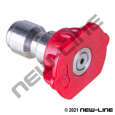 New-Line 1/4" QD X # 5.5 (0.06") RED 0° SPRAY TIP