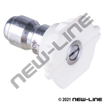 New-Line 1/4" QD X #5.5 (0.06") WHITE 40° SPRAY TIP