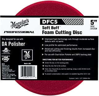 Meguiars Red Soft Foam DA Cutting Pad