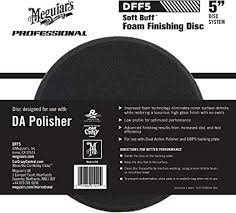 Meguiars Black Soft Buff Foam DA Finishing Pads