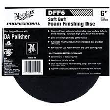 Meguiars Black Soft Buff Foam DA Finishing Pads