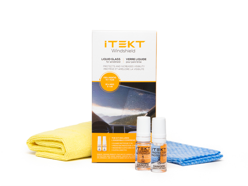 ITekt Windshield Premium Hydrophobic Nanotechnology Protection Kit