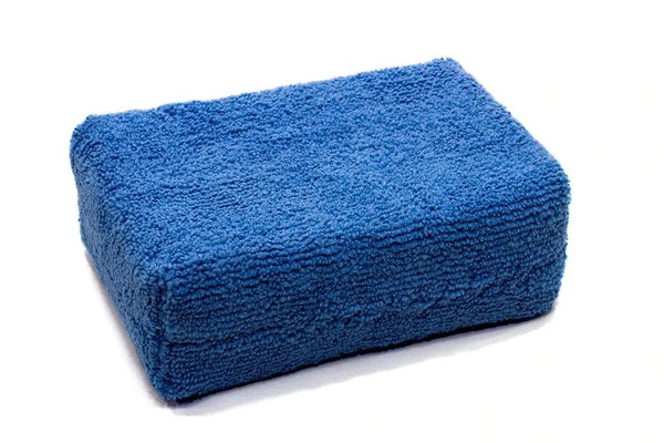 Autofiber [Block Sponge] Microfiber Applicator Pad (5 in. x 3.5 in. x 1.75 in.) 4 Pack